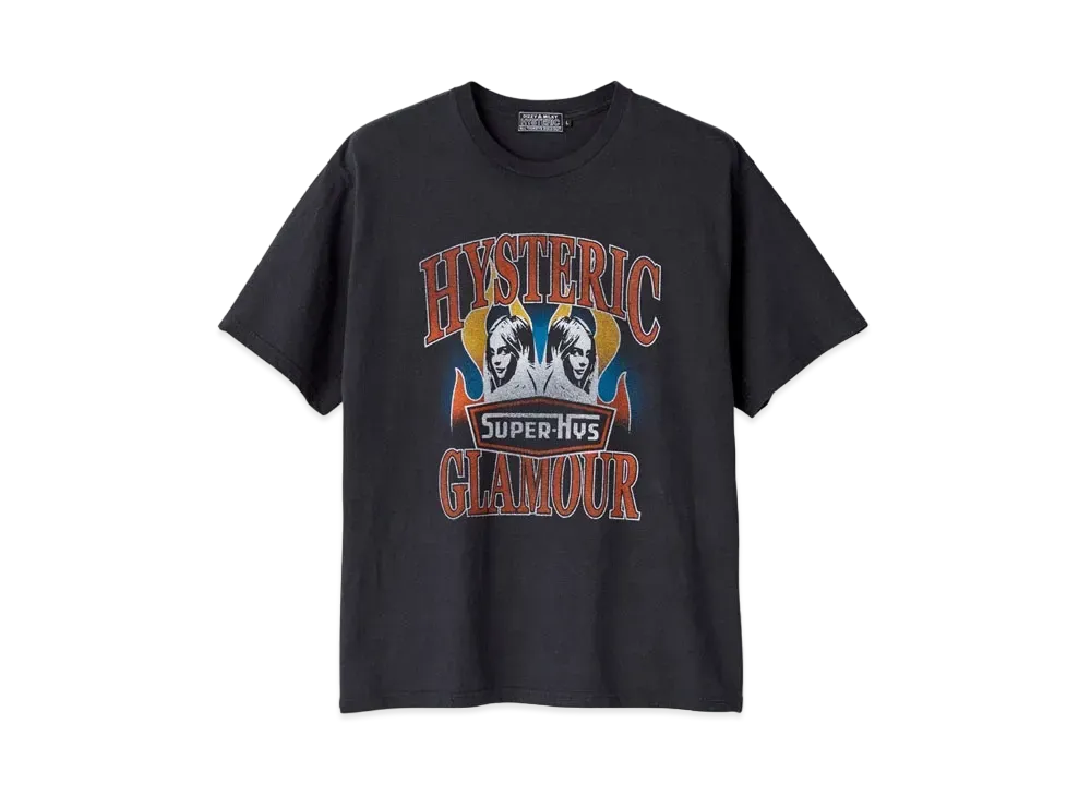 HYSTERIC GLAMOUR Flare Woman Tee "Black"