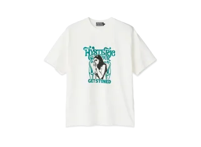 HYSTERIC GLAMOUR Get Stoned Tee "White"