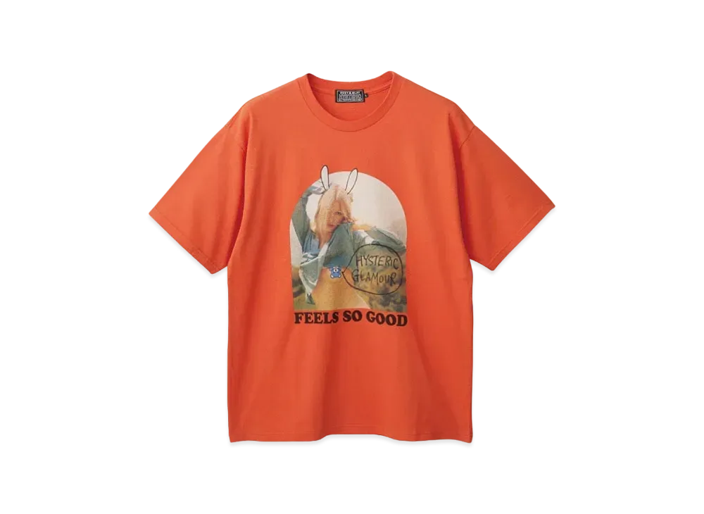 HYSTERIC GLAMOUR Hitchhiker Tee "Orange"