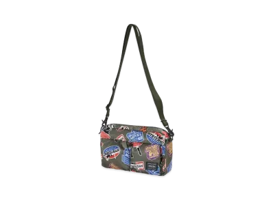 HYSTERIC GLAMOUR x PORTER Classic Stickers Pattern Shoulder Bag "Khaki"