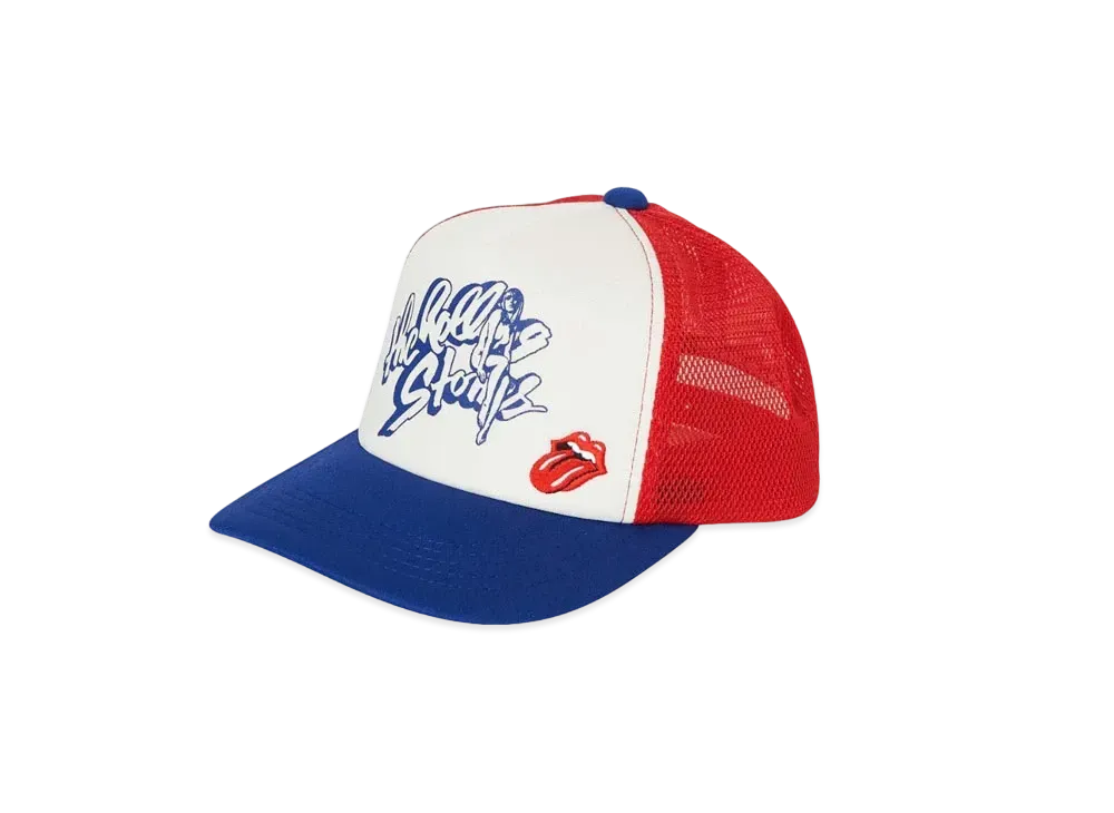 HYSTERIC GLAMOUR x THE ROLLING STONES Girl Sitting RS Logo Mesh Cap "Multi"