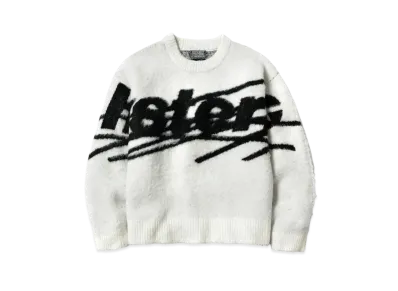 HYSTERIC GLAMOUR x genzai Big Logo Knit "White"