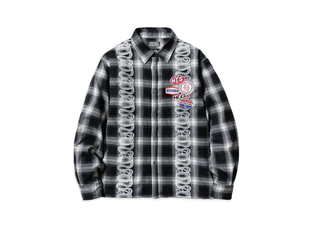 HYSTERIC GLAMOUR x genzai Snake Shirt "Black"