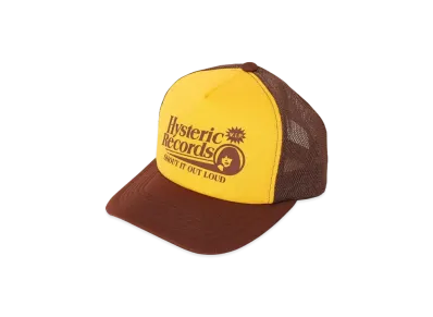 HYSTERIC GLAMOUR Hysteric Records Mesh Cap "Brown"