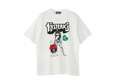 HYSTERIC GLAMOUR x SKOLOCT T-Shirt For Men "White"