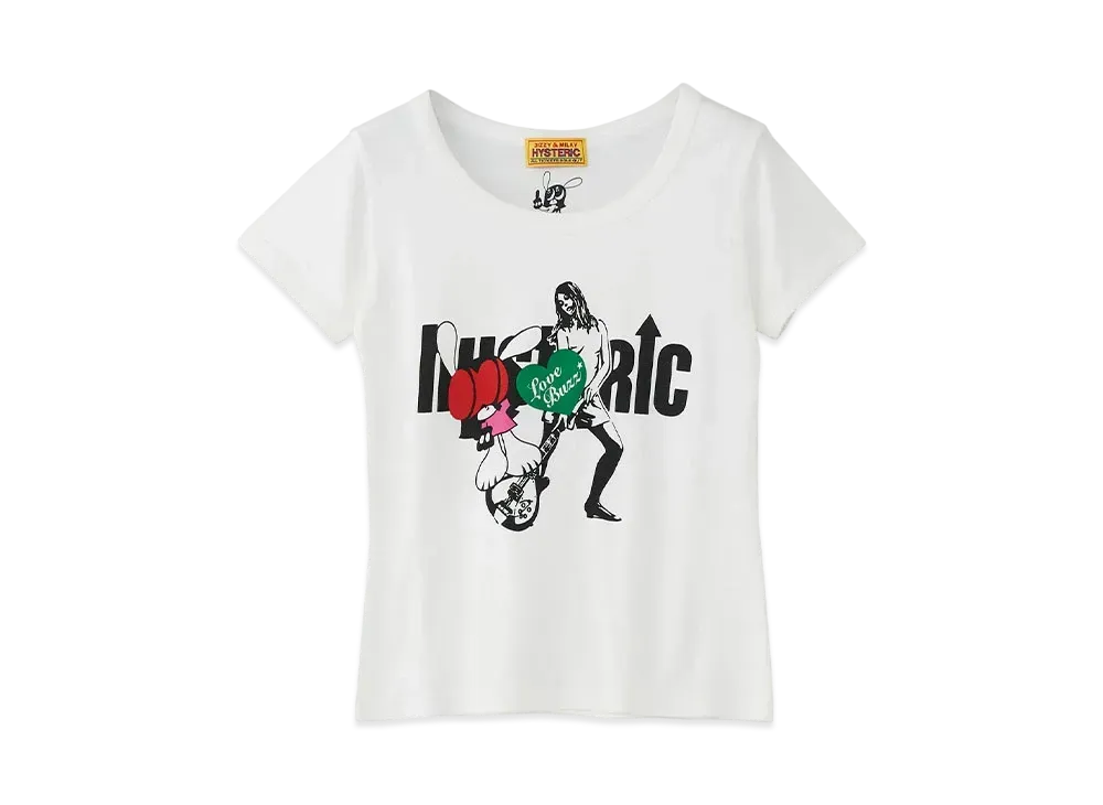 HYSTERIC GLAMOUR x SKOLOCT T-Shirt For Women "White"