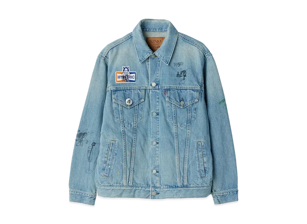 HYSTERIC GLAMOUR x SKOLOCT Denim Jacket "Blue"
