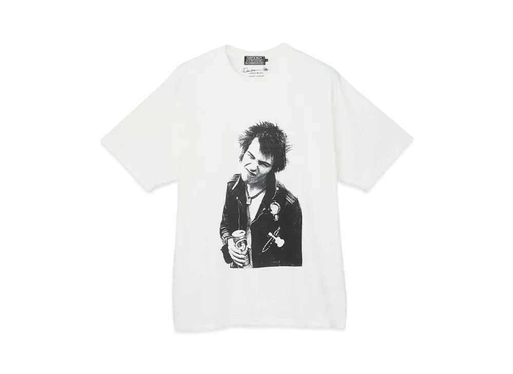 HYSTERIC GLAMOUR Dennis Morris/Sid Vicious Tee "White"