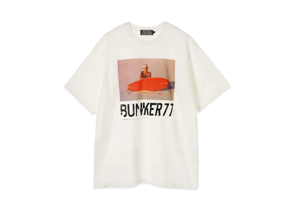 HYSTERIC GLAMOUR x BUNKER 77 Tee "White"