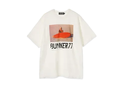 HYSTERIC GLAMOUR x BUNKER 77 Tee "White"