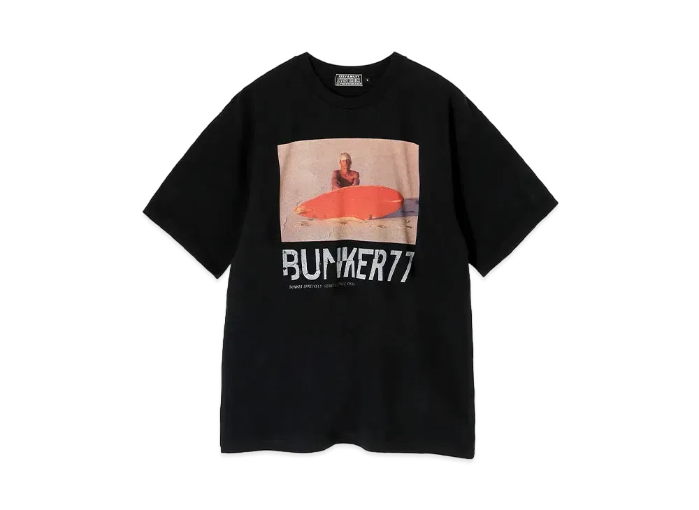 HYSTERIC GLAMOUR x BUNKER 77 Tee "Black"