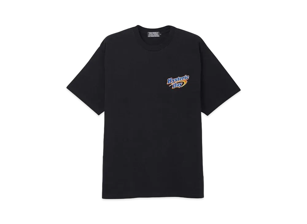 HYSTERIC GLAMOUR Hysteric Day Tee "Black"