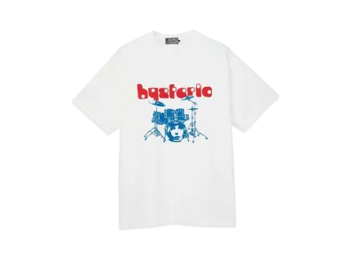HYSTERIC GLAMOUR Drum Kit T-Shirt "White"