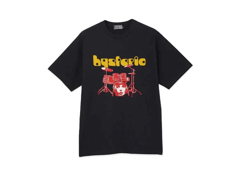HYSTERIC GLAMOUR Drum Kit T-Shirt "Black"