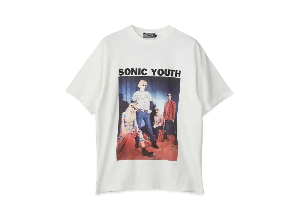 HYSTERIC GLAMOUR Sonic Youth/Oct 1991 At Tyo T-Shirt "White"