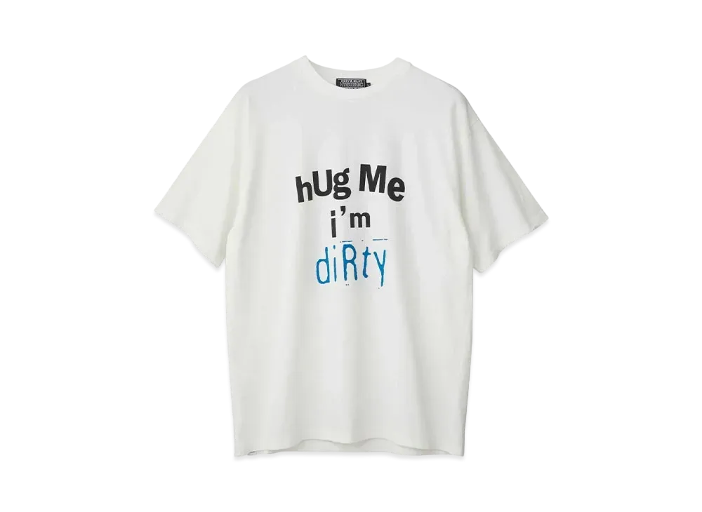 HYSTERIC GLAMOUR Sonic Youth/Hug Me Dirty T-Shirt "White"