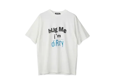HYSTERIC GLAMOUR Sonic Youth/Hug Me Dirty T-Shirt "White"