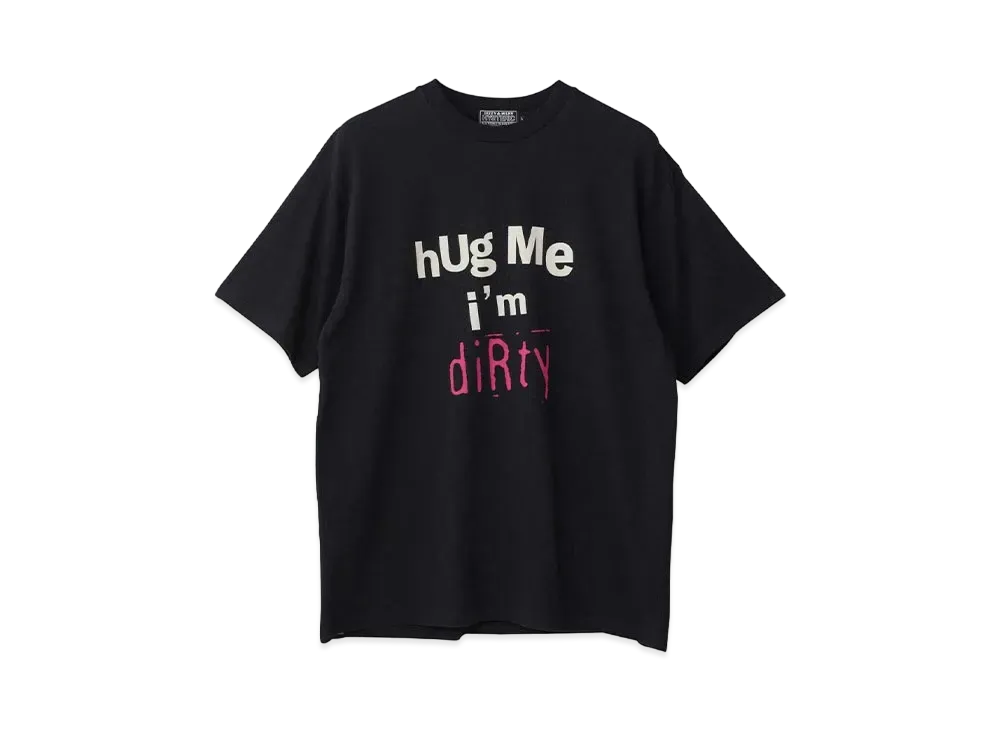 HYSTERIC GLAMOUR Sonic Youth/Hug Me Dirty T-Shirt "Black"