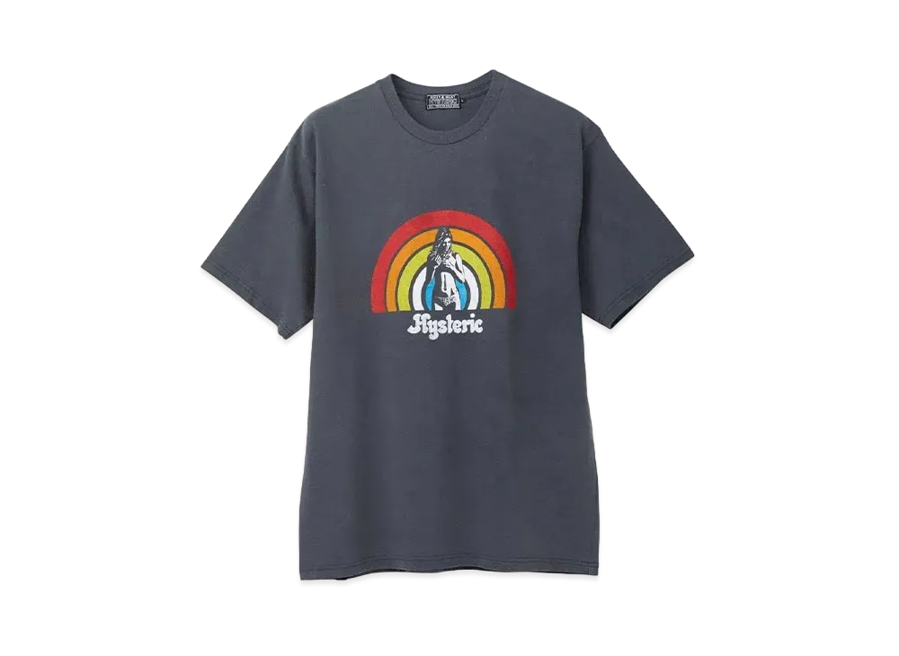 HYSTERIC GLAMOUR Hysteric Raibow T-Shirt "Black"