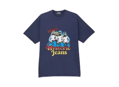 HYSTERIC GLAMOUR Hysteric Jeans T-Shirt "Navy"