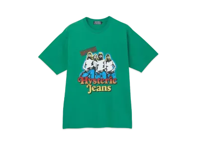 HYSTERIC GLAMOUR Hysteric Jeans T-Shirt "Green"