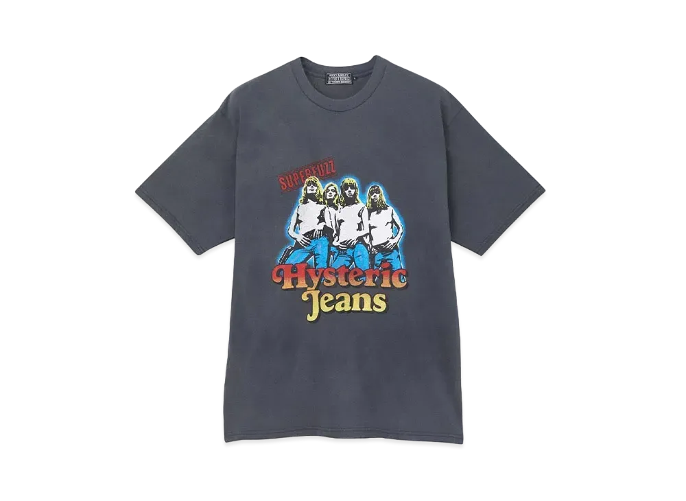 HYSTERIC GLAMOUR Hysteric Jeans T-Shirt "Black"