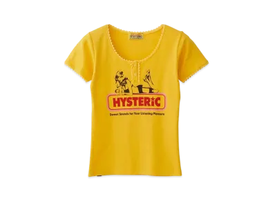 HYSTERIC GLAMOUR Sweet Sounds Chibi T-Shirt "Yellow"