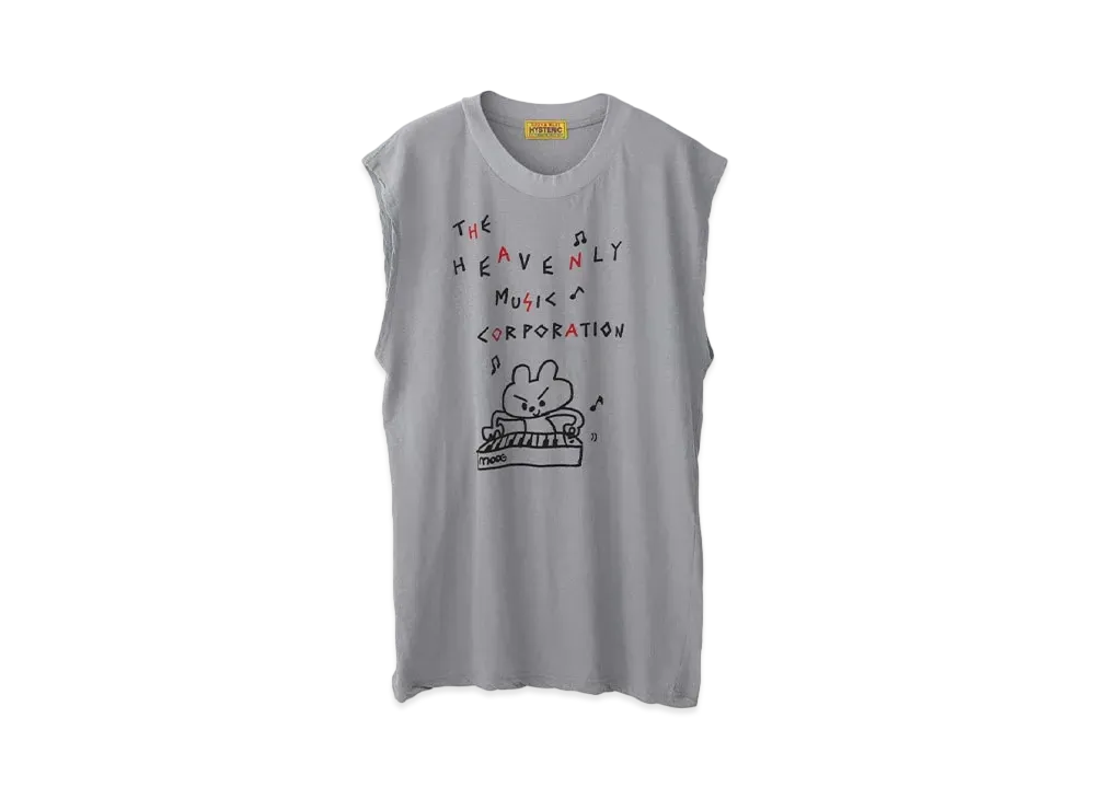 HYSTERIC GLAMOUR Heavenly Music Sleeveless "Gray"