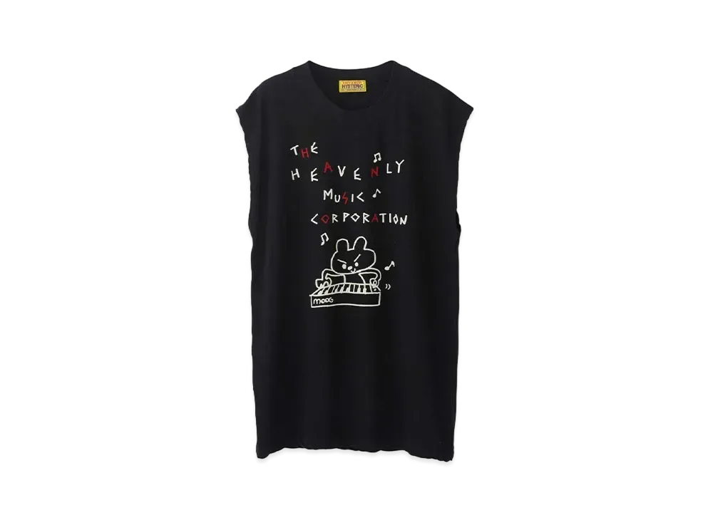 HYSTERIC GLAMOUR Heavenly Music Sleeveless "Black"