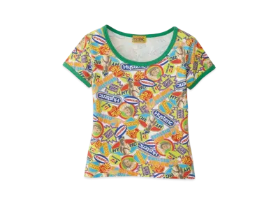 HYSTERIC GLAMOUR Typical Hysteric Pattern Chibi T-Shirt "Multi"