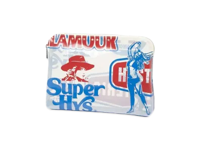 HYSTERIC GLAMOUR Hysteric Lover Clutch Bag "White"