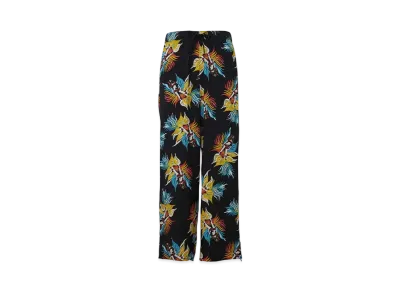 HYSTERIC GLAMOUR Tropic Ladyland Pattern Easy Wide Pants "Black"