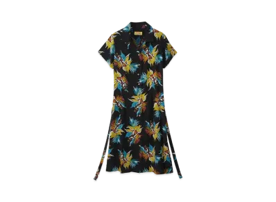 HYSTERIC GLAMOUR Tropic Ladyland Pattern Aloha One Piece "Black"