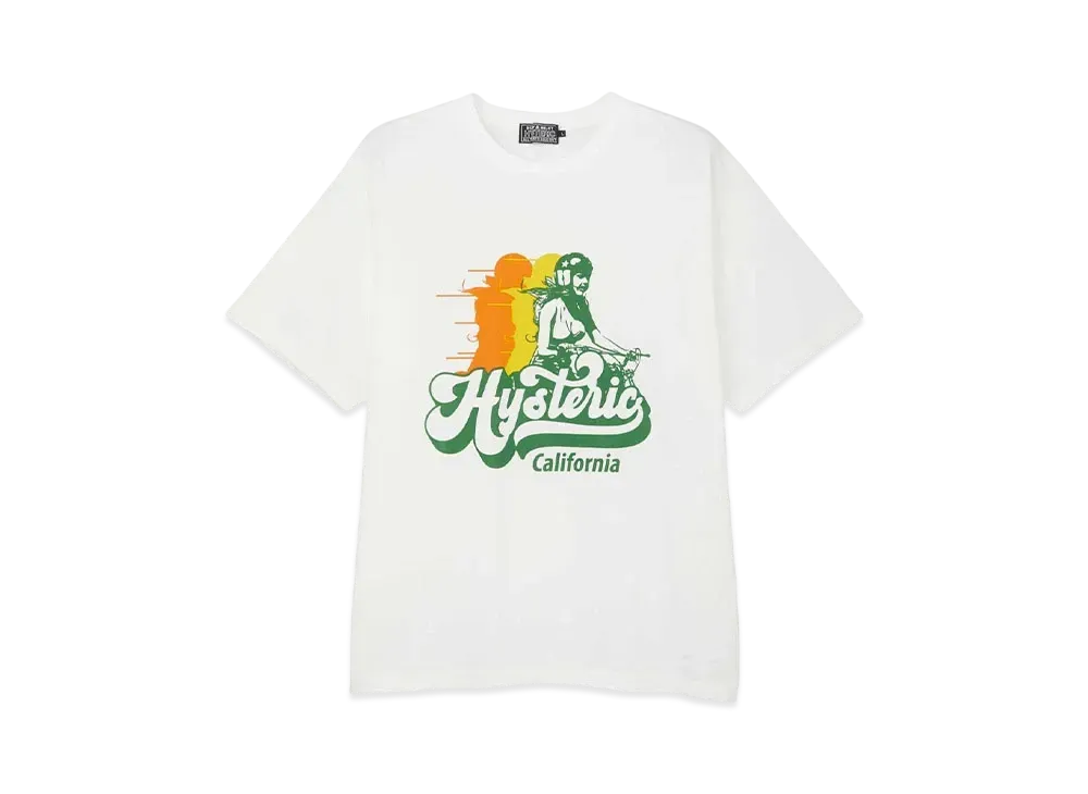 HYSTERIC GLAMOUR California 70 T-Shirt "White"