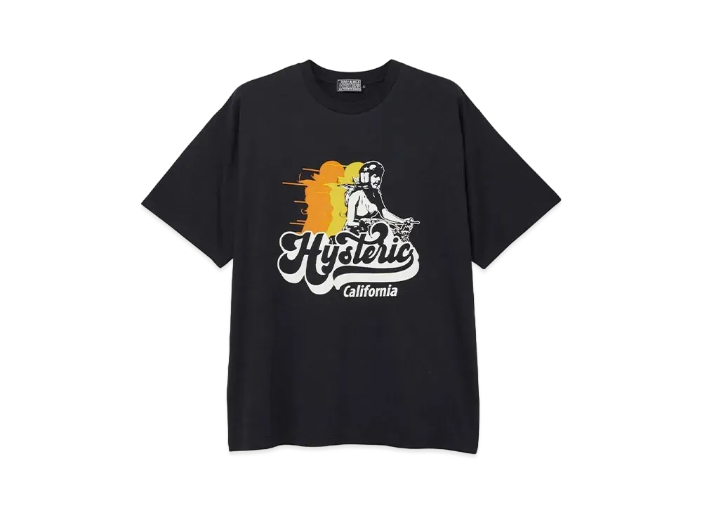 HYSTERIC GLAMOUR California 70 T-Shirt "Black"