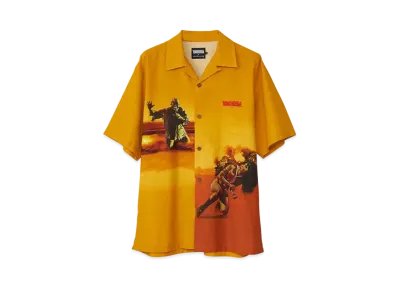 HYSTERIC GLAMOUR x Vampirella Open Collar Shirt "Yellow"