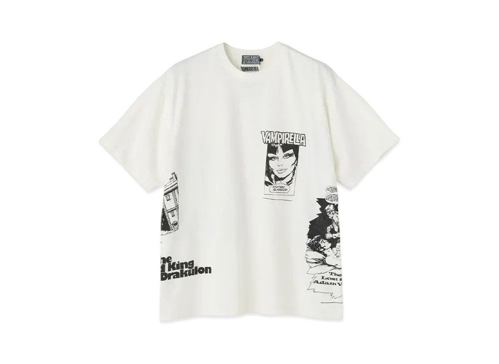 K　ヒステリックグラマー x ヴァンピレラ　Tシャツ　Lサイズ　タグ付き VAMPIRELLA/BLOOD OF HYSTERIC Tシャツ|HYSTERIC GLAMOUR MEN