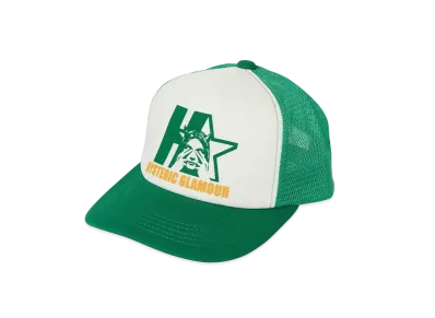 HYSTERIC GLAMOUR Star Evil Mesh Cap "Green"