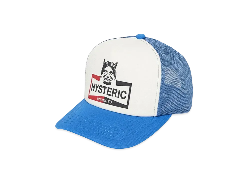 HYSTERIC GLAMOUR Hysteric Unlimited Mesh Cap "Blue"