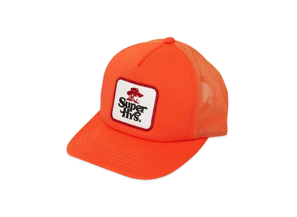 HYSTERIC GLAMOUR HYS Hat Patch Mesh Cap "Orange"