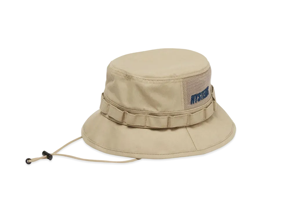 HYSTERIC GLAMOUR Logo Embroidered Adventure Hat "Beige"