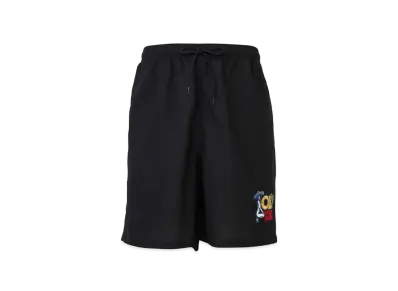 HYSTERIC GLAMOUR Hysteric OLE Embroidery Easy Wide Shorts "Black"
