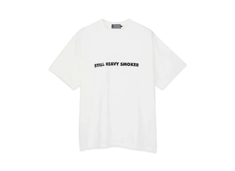 HYSTERIC GLAMOUR Still Heavy Smoker T-Shirt "White"