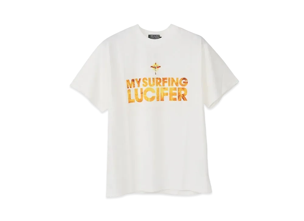 HYSTERIC GLAMOUR Takuji Masuda/Aloha Bunker Tee "White"