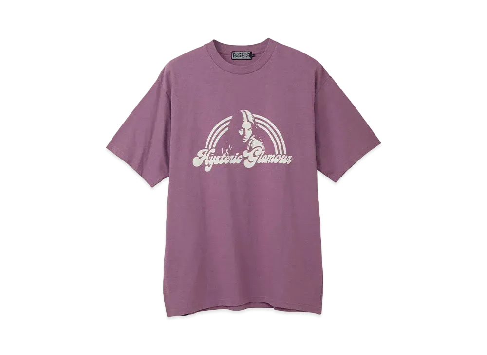 HYSTERIC GLAMOUR HG Rainbow Tee "Purple"