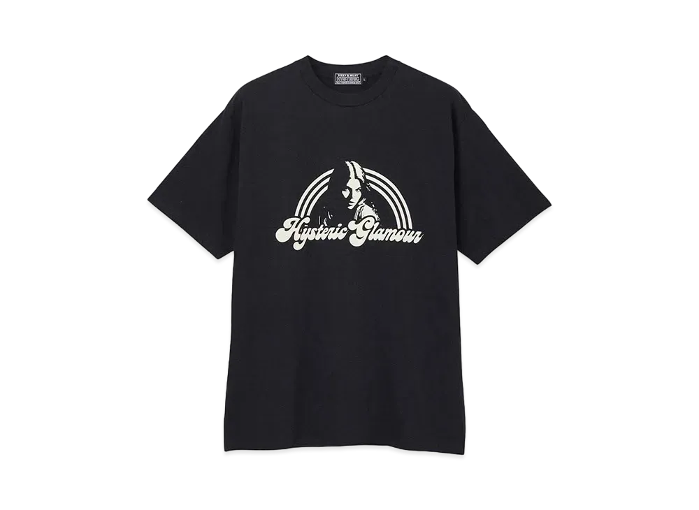 HYSTERIC GLAMOUR HG Rainbow Tee "Black"