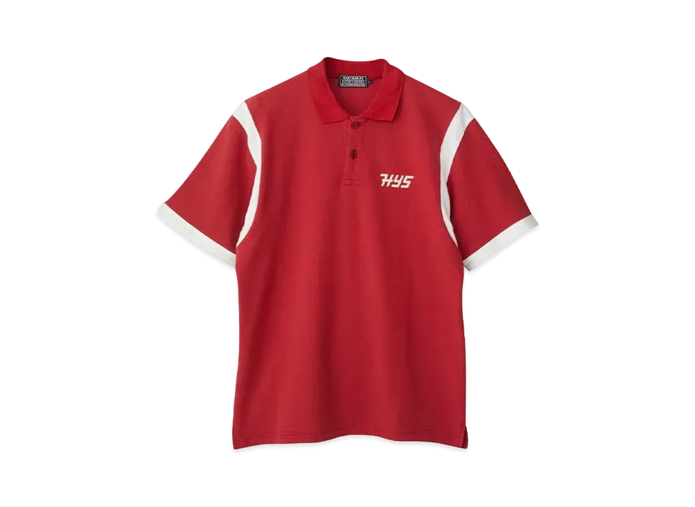 HYSTERIC GLAMOUR Hysteric Motel Polo Shirt "Red"