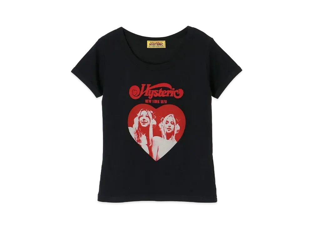HYSTERIC GLAMOUR Hysteric Heart Chibi Tee "Black"