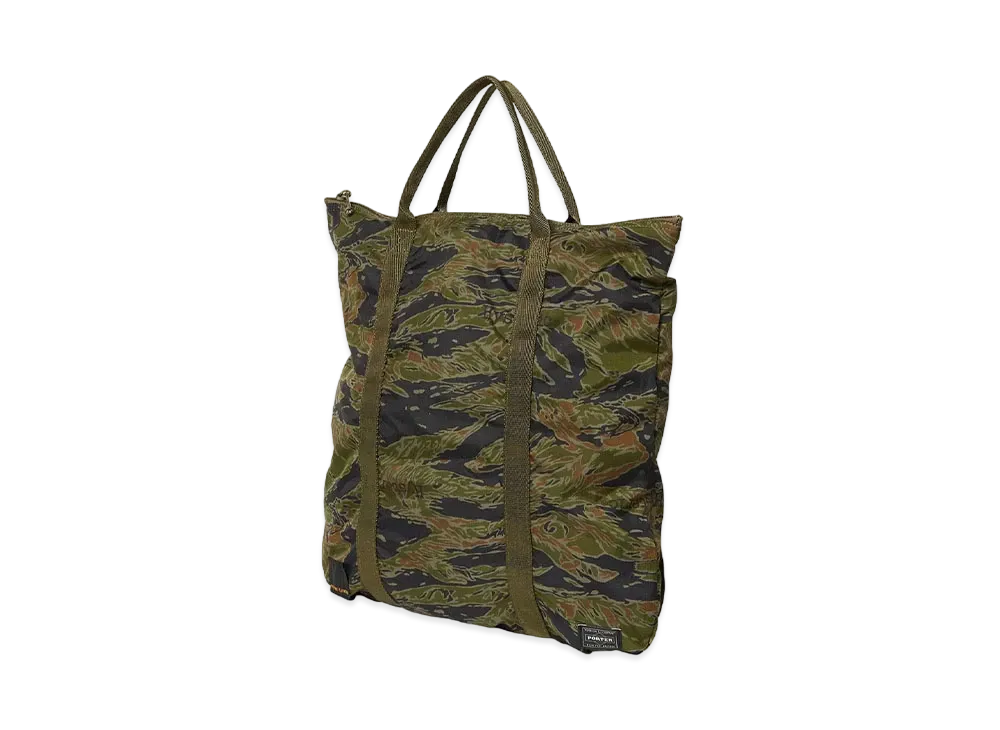 HYSTERIC GLAMOUR x PORTER Tiger Camo 2Way Tote Bag "Khaki"