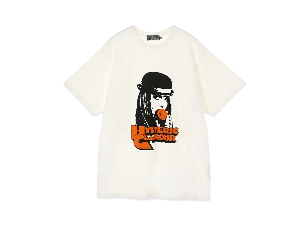 HYSTERIC GLAMOUR HYS Plus Tee "White"